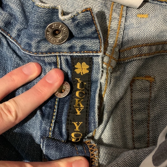 Vintage Lucky Brand Dungarees Low Waist - Picture 5 of 6